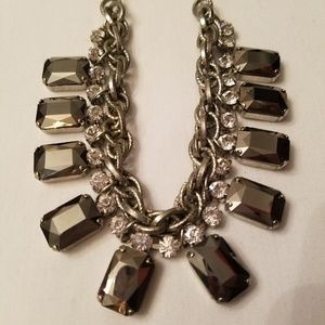 Beautiful Silver Hematite Crystal Necklace